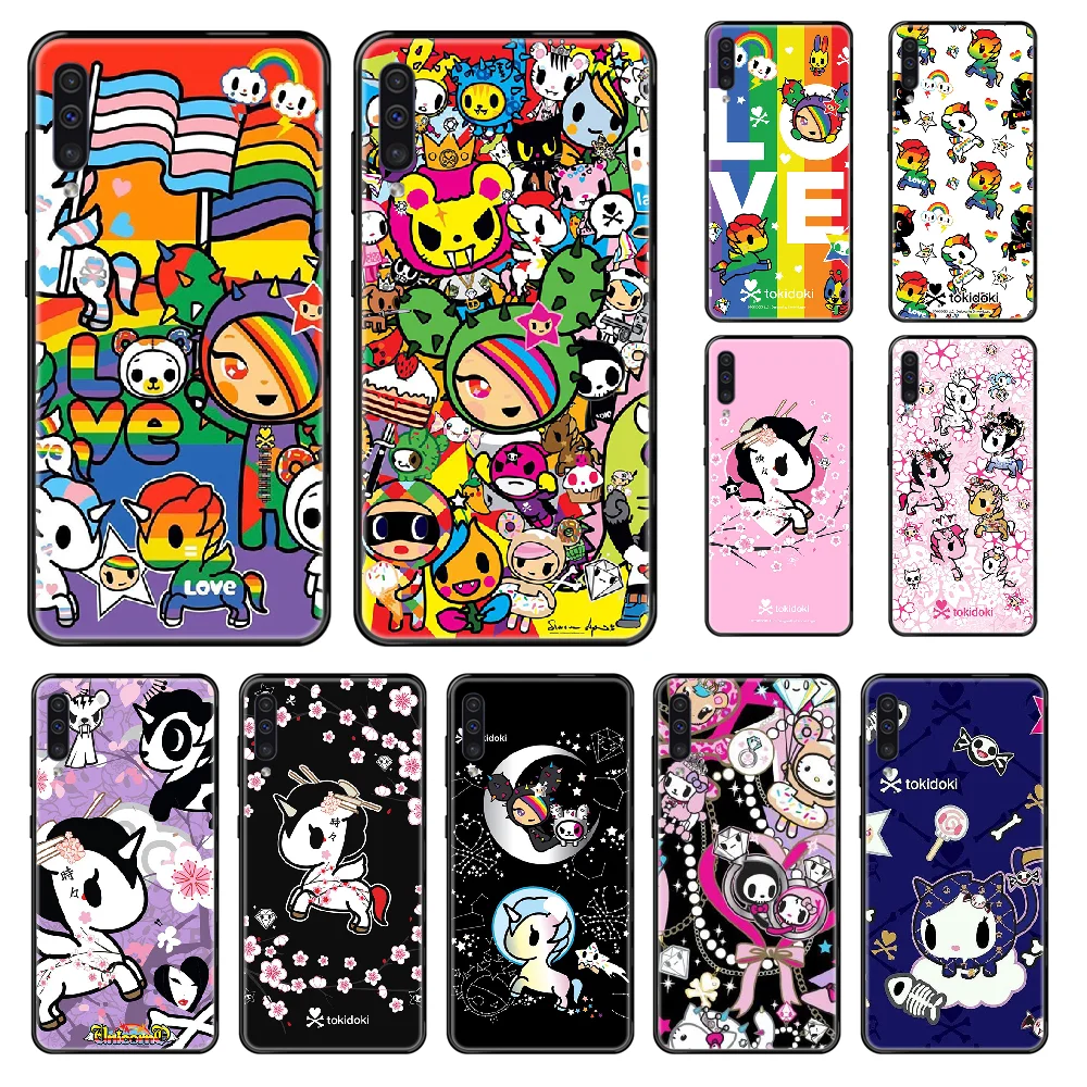 Модный брендовый чехол для телефона Tokidoki Samsung Galaxy A 3 5 6 7 8 20 40 50 70 71 E S Plus 2016 2017 2018
