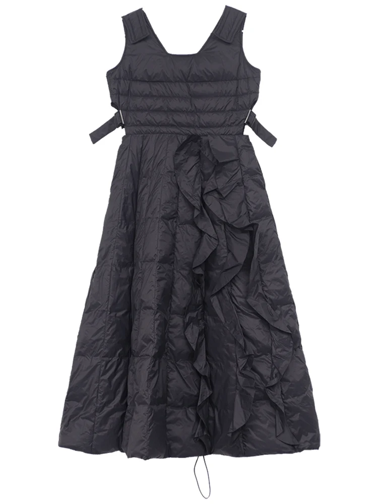 Оригинальный дизайн женский Зимний Элегантный тонкий милый жилет без рукавов на