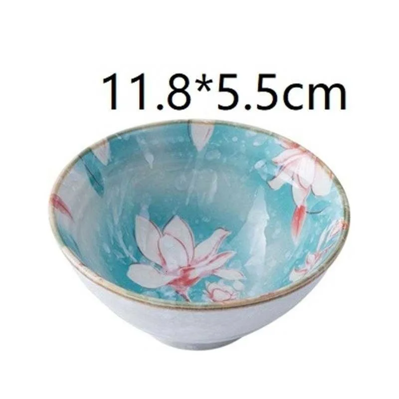 

Porcelain Plate Ceramica Cocina Ramen Set Serving Cuenco Dishes Tigela Rice Soup Kitchen Dining Bar Dinnerware Ceramic Bowl