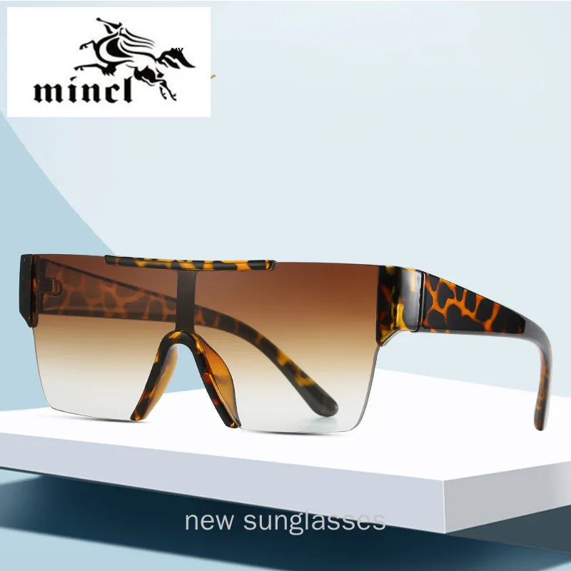 2020 модные квадратные очки больших размеров с защитой от уф400 лучей безрамочные