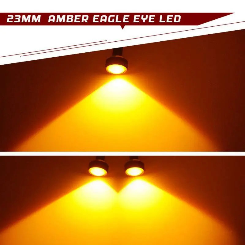 10 шт. Автомобильные противотуманные светодиодные фары Орлиный глаз 12 В 23 мм |