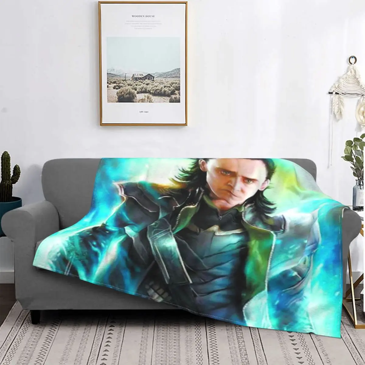 

Fierce Face Tom Poster Blanket Hiddleston Collage Loki Bedspread Plush Super Soft Cover Flannel Quilt Bedding Bed Couch Fluffy