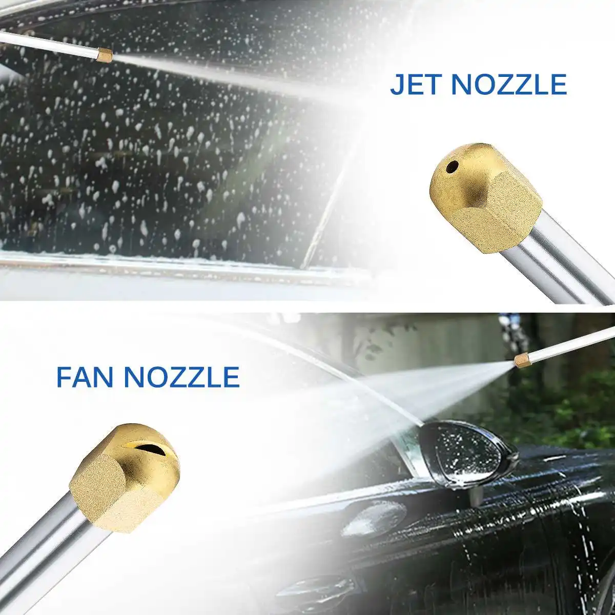 6 шт./компл. мощный распылитель для омывателя водяного пистолета шланг палочка