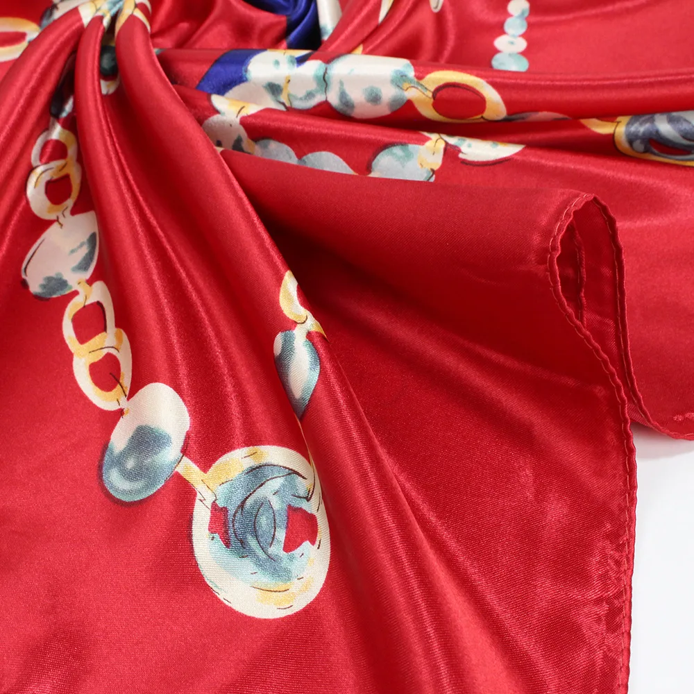 2019 Элегантный женский шарф из смеси шелка хиджаб атласные женские шали для