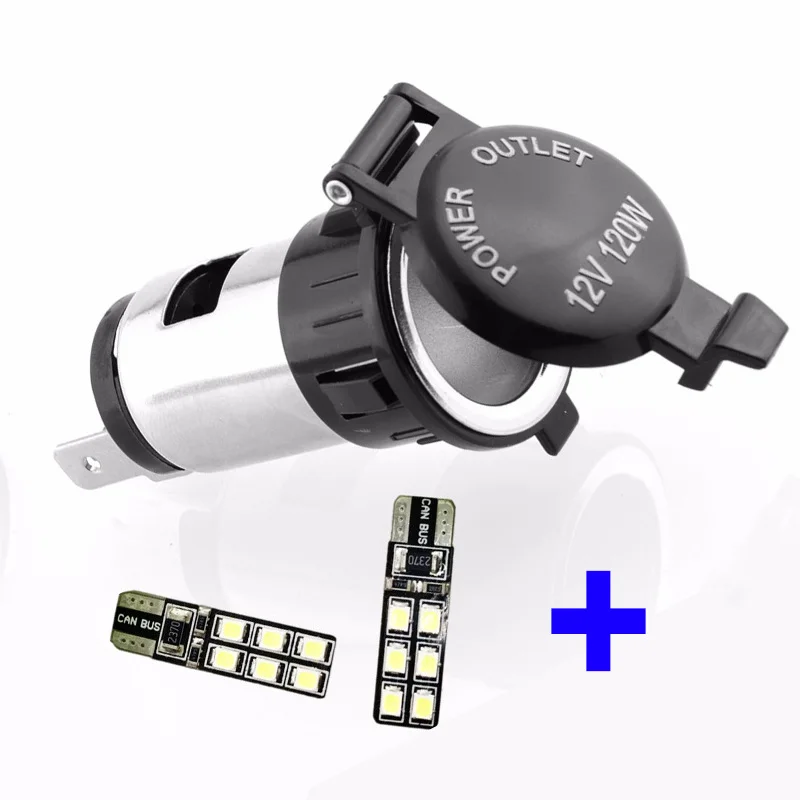 EFDKC 12V Автомобильная электронная сигарета Зажигалка Розетка для мотоциклов