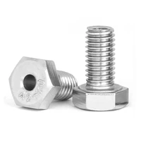 m6 m8 m10 m12 m14 m16 m20 stainless steel outer hexagonal hollow bolt hollow through lamp with hole screw custom