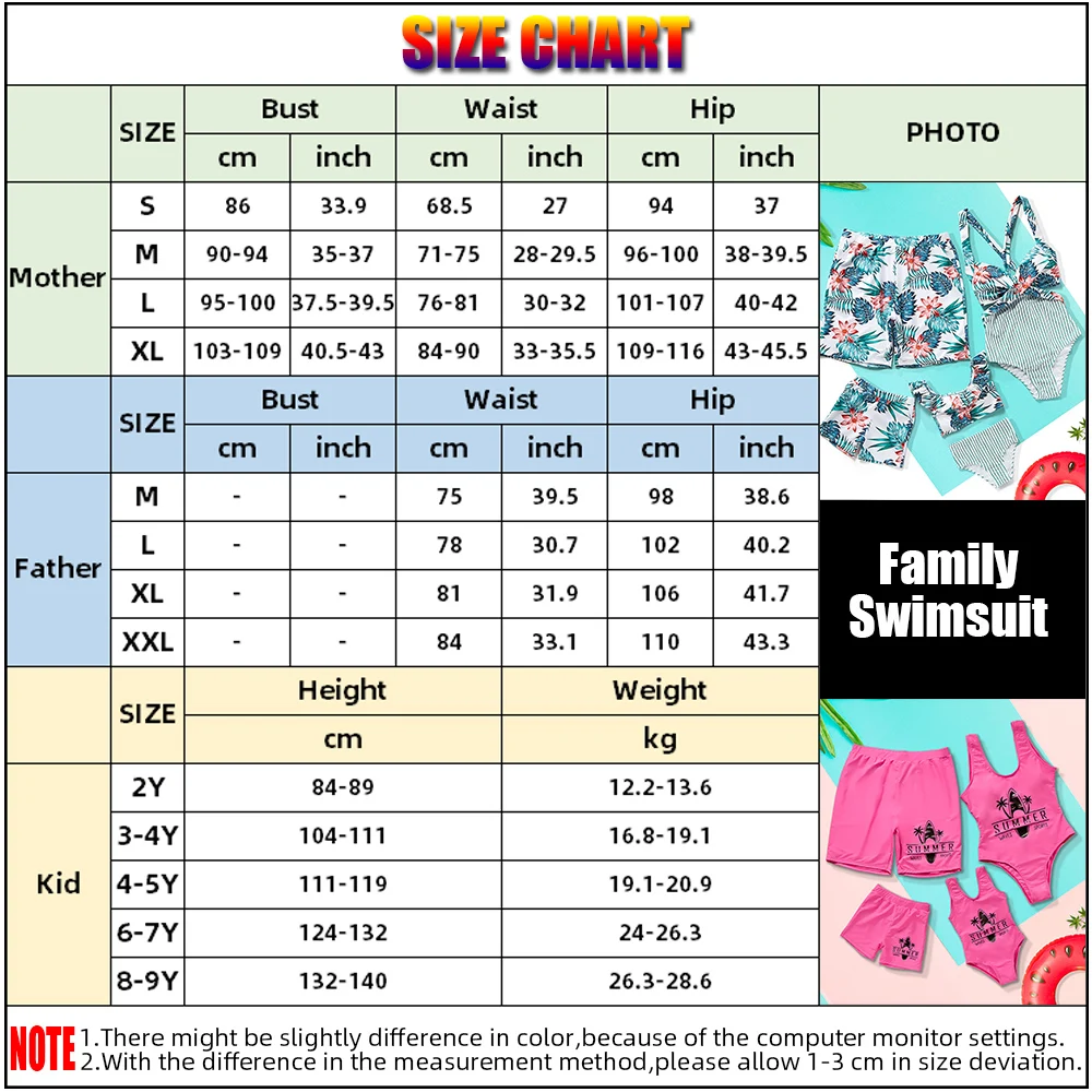 

2020 Mother Daughter Swimwear One-Piece Mommy and Me Swimsuit Family Look Matching Outfits Mom Mum Daughter Dresses Clothes