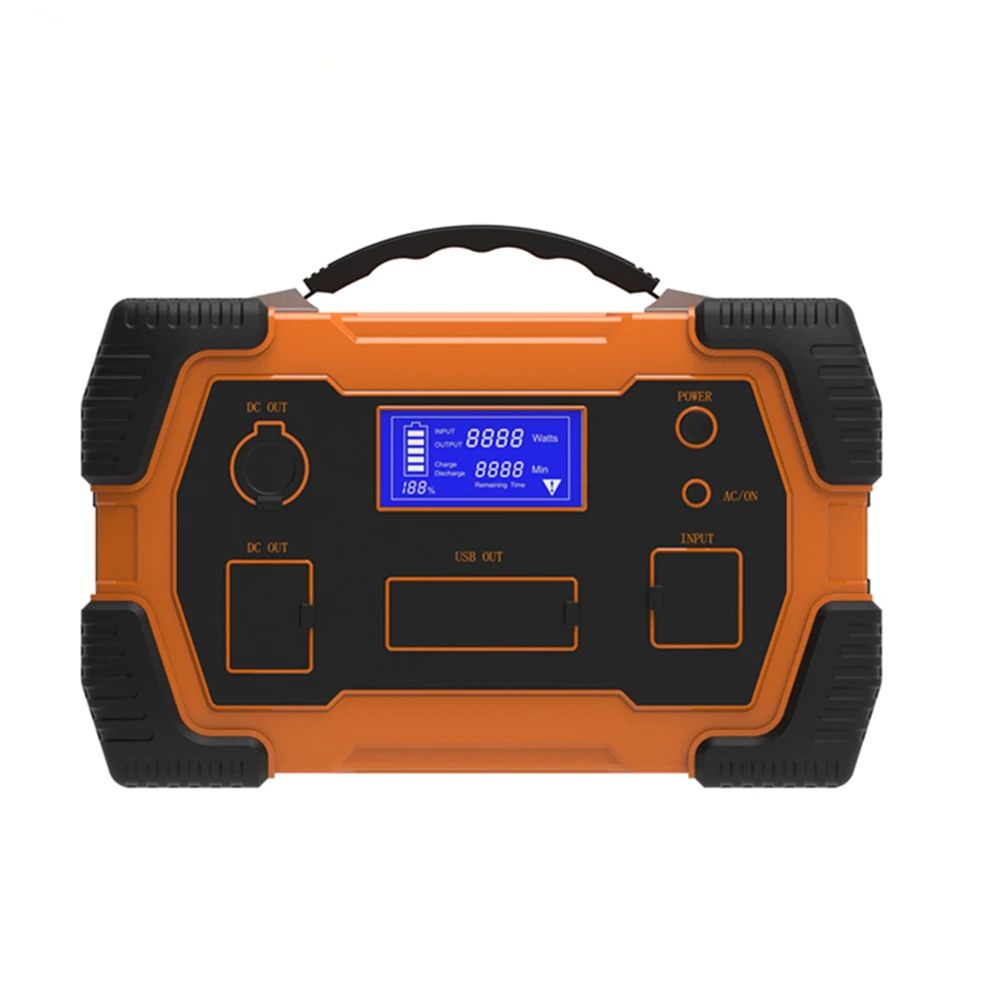 

Hot sales portable 220v battery power supply solar generator 110v 220v 460Wh mini home solar power system with 100W solar panel