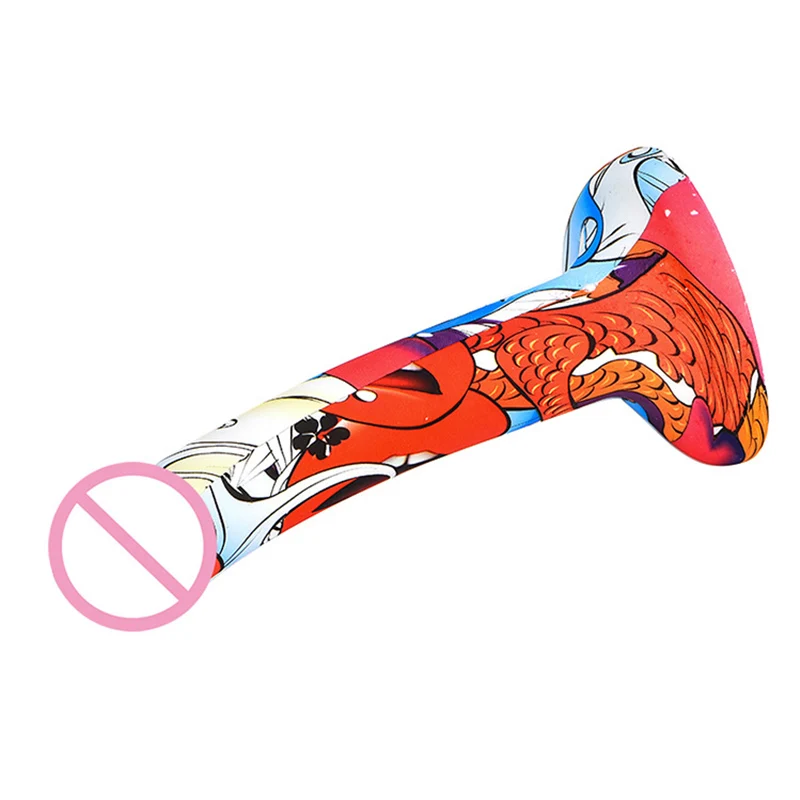 2019 Новый Радужный реалистичный фаллоимитатор сексуальный анальный огромный