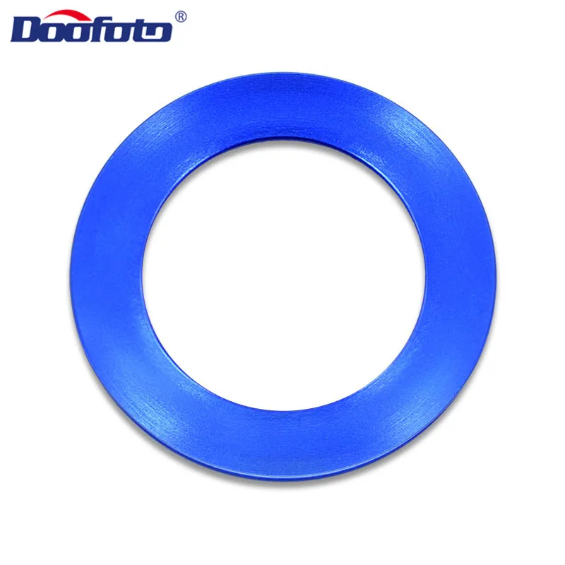 Blue Ring Doofoto автомобильные аксессуары пусковой стоп двигатель Кнопка Крышка для Jeep Патриот Ренегат Wrangler JL компас Grand Cherokee XJ Стайлинг - Название цвета: Blue Ring