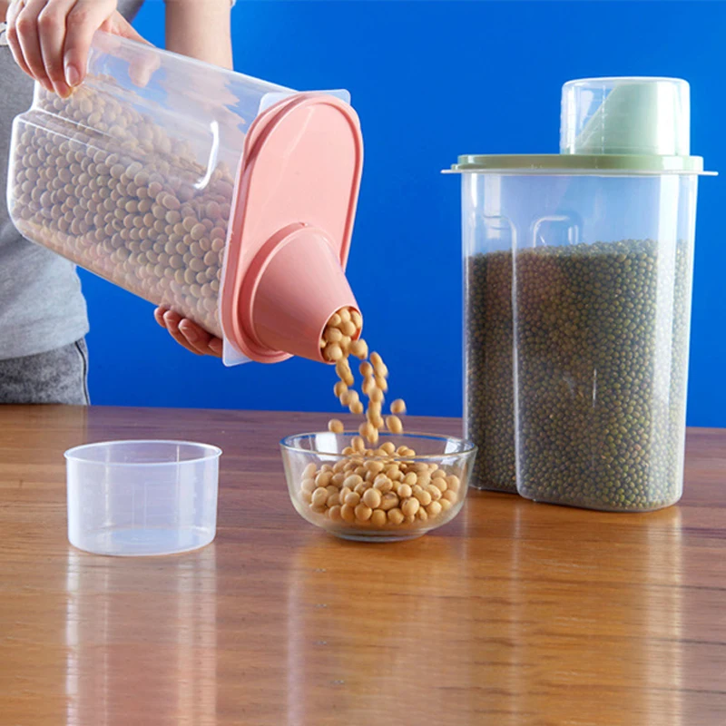 Пластиковый диспенсер для зерновых культур герметичный контейнер хранения