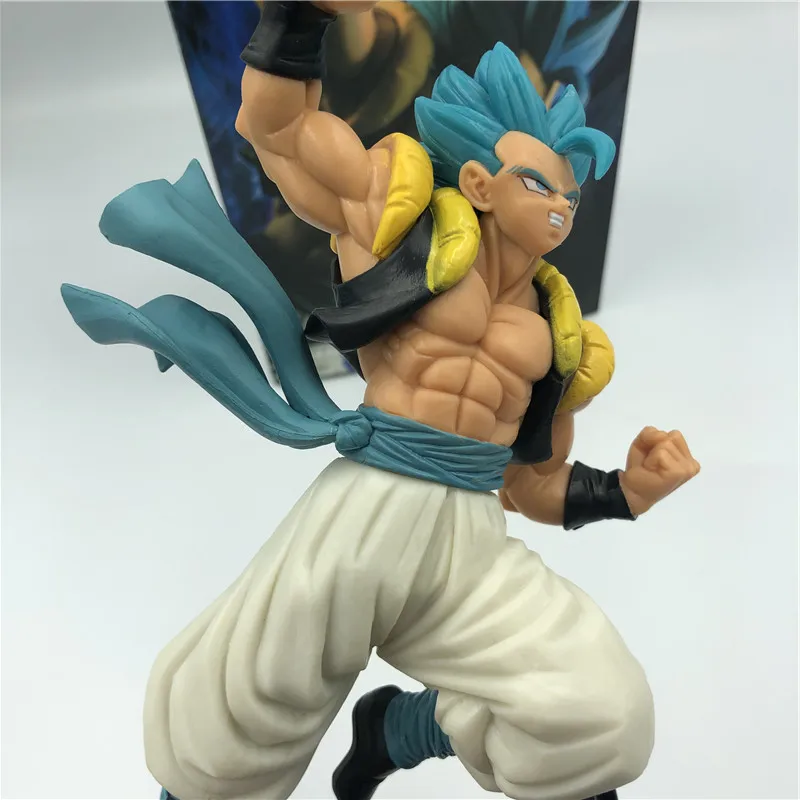 Фильм Ver. Dragon Ball Z Gogeta голубые волосы против супер броли конечный солдат DBZ Гоку Вегета Супер Саян фигурка 20 см