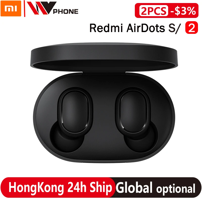 Xiaomi Redmi Airdots S TWS беспроводные стерео наушники airdots 2 Bluetooth 5 0 шумоподавление с
