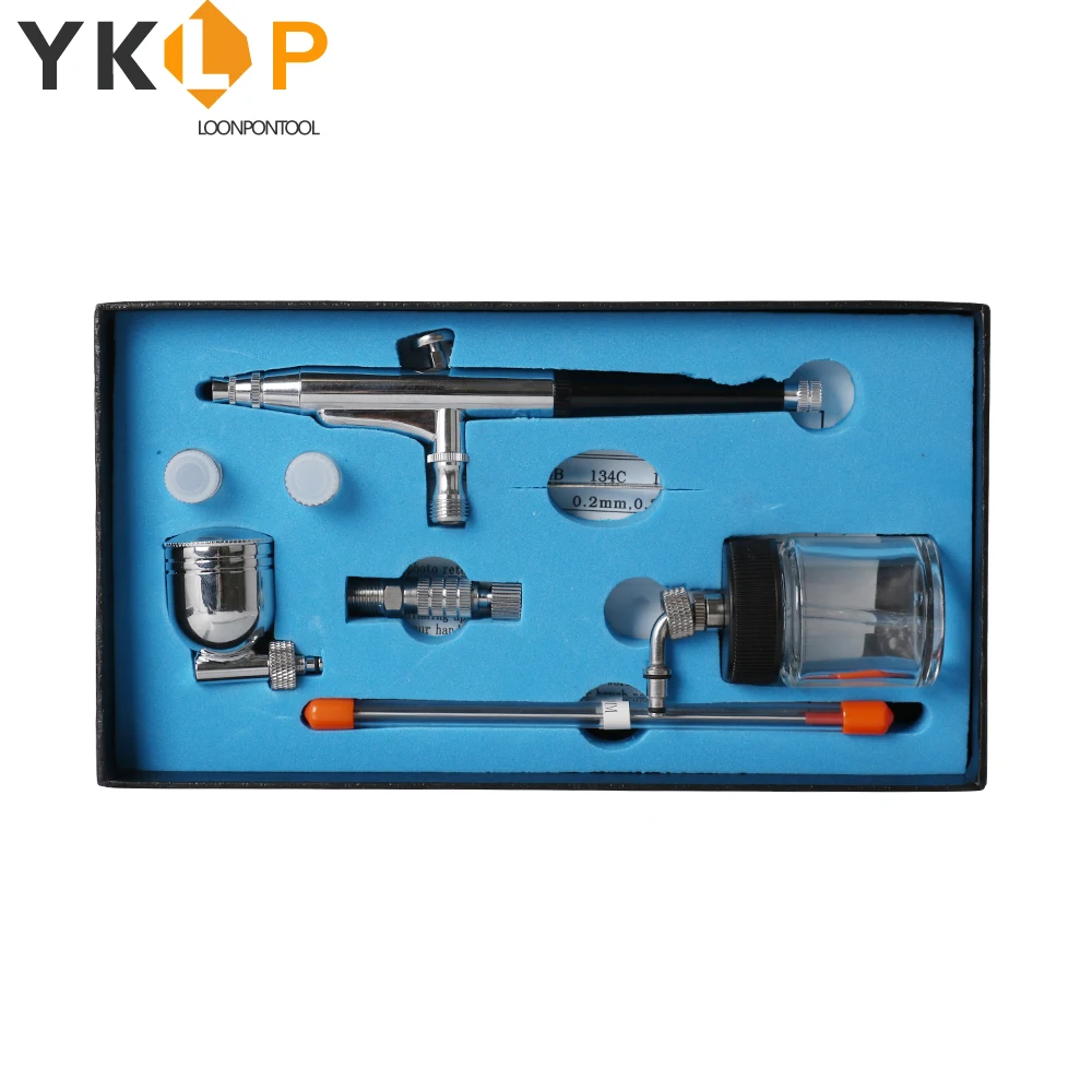 Гравитационный распылитель комплект аэрографа двойного действия краска