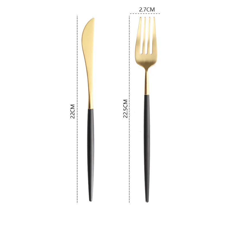 Набор стальных столовых приборов столовая посуда вилки Десертные ножи для масла