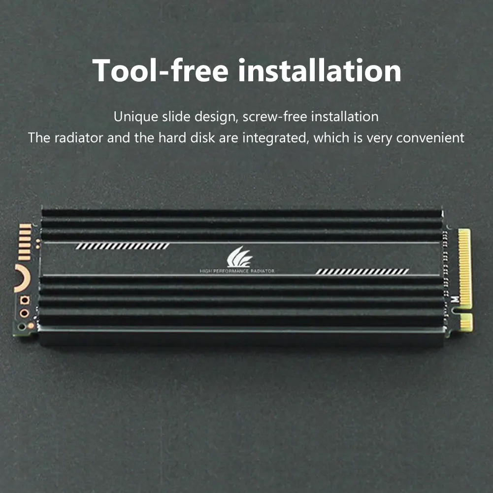 Радиатор M.2 SSD 2280 дюйма алюминиевый радиатор | Компьютеры и офис