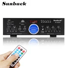 2500 Вт AC220V HIFI усилитель мощности беспроводной bluetooth бас аудио FM радио U блюдо TF карта усилитель мощности домашний усилитель