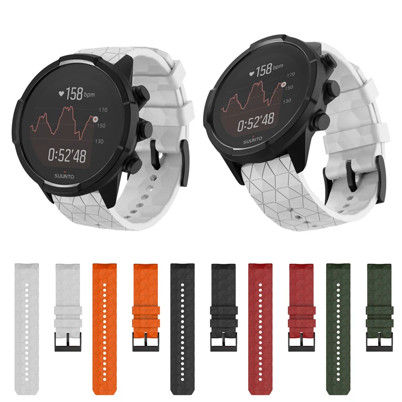 Горячий ремешок Смарт часы ремешок силиконовый замена для Suunto 9 Baro медь для K2