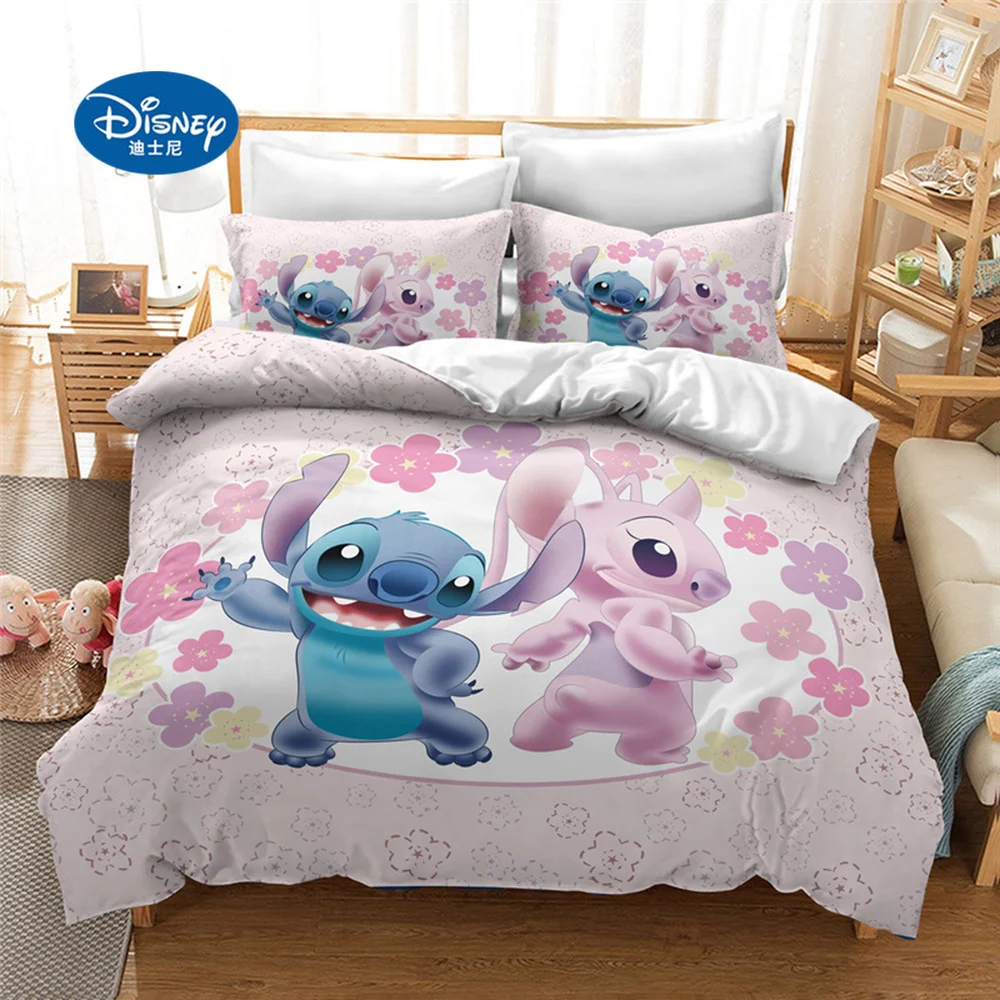 Комплект постельного белья Disney Lilo & Stitch Детские пододеяльники наволочки