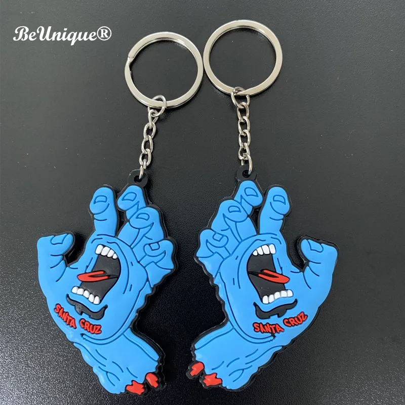Брелок для ключей из ПВХ в стиле аниме Санта Круз визжащая брелок маленькие