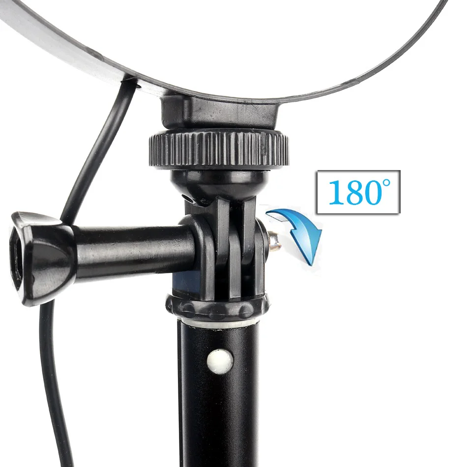 Приглушаемый светодиодный светильник кольцо для камеры кольцевой стойка селфи