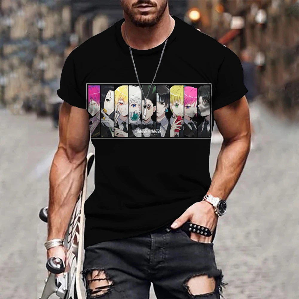 

T-shirts Manga Hot Sale Soft Hunter X Hunter Summer Fashion Unisex Harajuku Hip Hop Comfortable Gothic