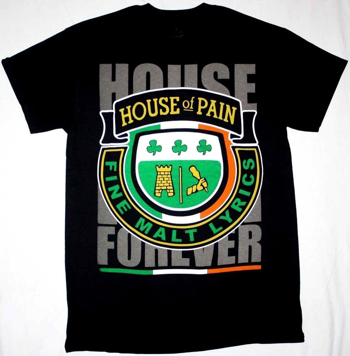 HOUSE OF PAIN FOREVER FINE MALT LYRICS DJ LETHAL Новая черная футболка Летняя брендовая Фитнес