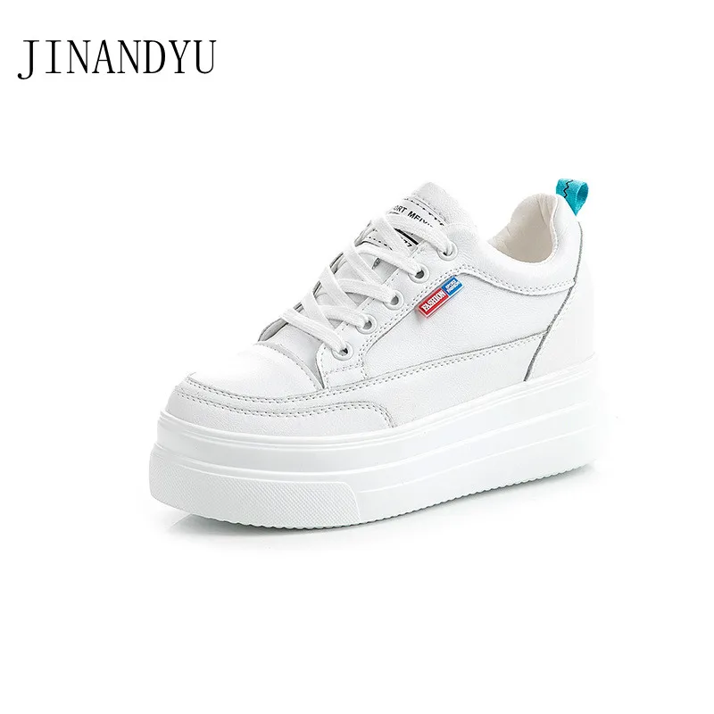 

Beige White Platform Shoes Women Wedge Sneakers Fashion Sport Shoes for Women High Heels Vulcanize Shoes Woman Chunky Sneakers