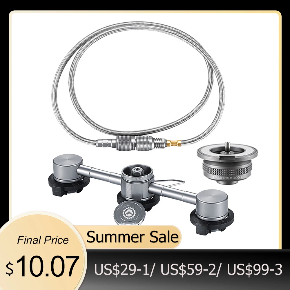 3 в 1 бутановый адаптер удлинитель для шланга разделенный печи головка с газовым