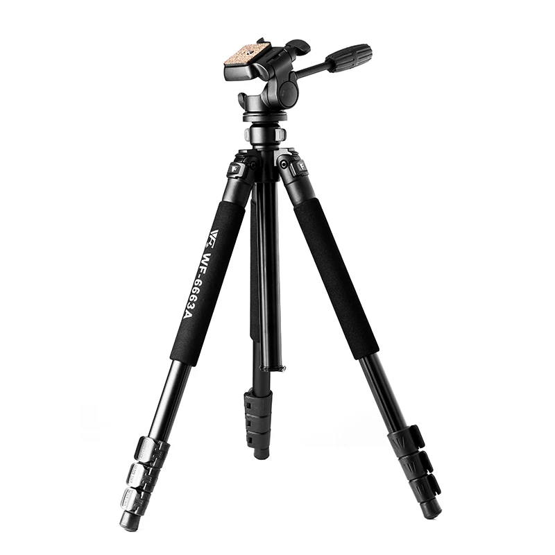 Штатив Трипод для цифровой камеры Weifeng wf6663a из магниевого алюминиевого сплава