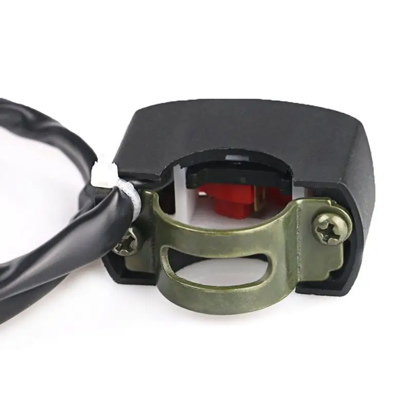 

Motorcycle Handlebar Mount On-Off Button Switch Double Flash Dangerous Lamp Switch Controller Switch Headlamp Switch TXTB1