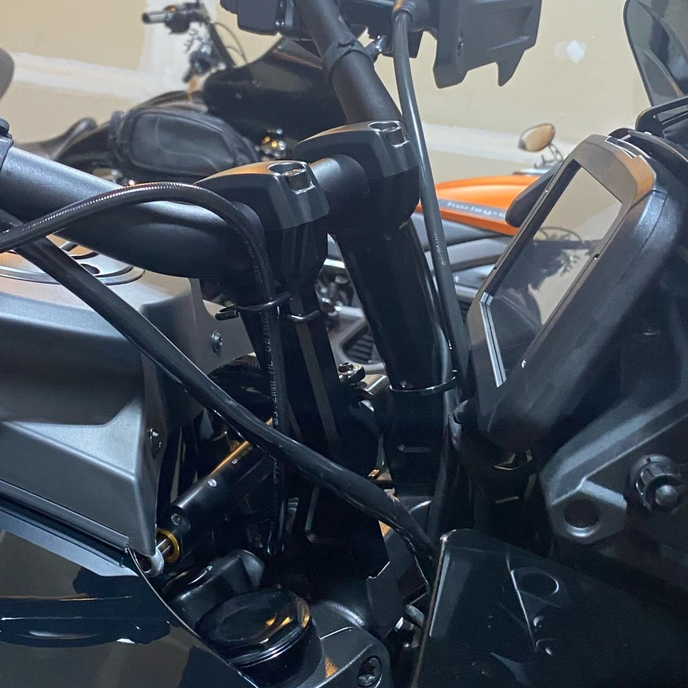 

Motorcycle Handlebar Riser Bar Mount Handle Clamp Handlebar Riser Clamp Handlebar Lifter FOR HARLEY PAN AMERICA 1250 RA1250 2021