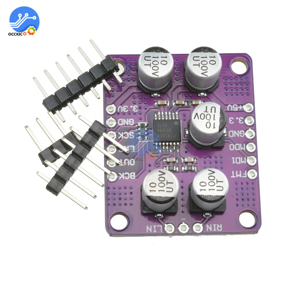 PCM1808 105dB SNR аудио стерео ADC односторонний Аналоговый Входной декодер 24bit усилитель