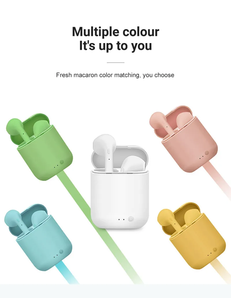 

TWS i7mini Wireless Headphones Bluetooth 5.0 compatible Earphones Sports Headset with Microphone For iPhone Xiaomi Smartphones