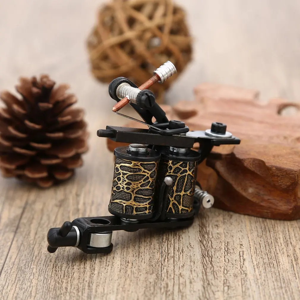 Набор для тату машинки начинающих чернила источник питания иглы наконечники