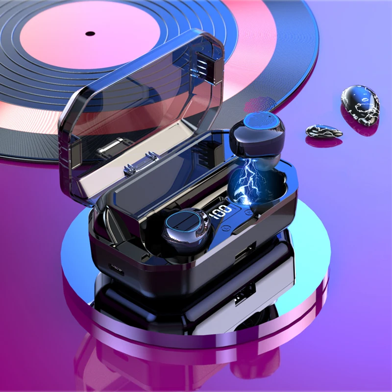 6000mAh беспроводные наушники Bluetooth 5 0 для смартфона Ip7 8 Plus Xiaomi huawei|Наушники и