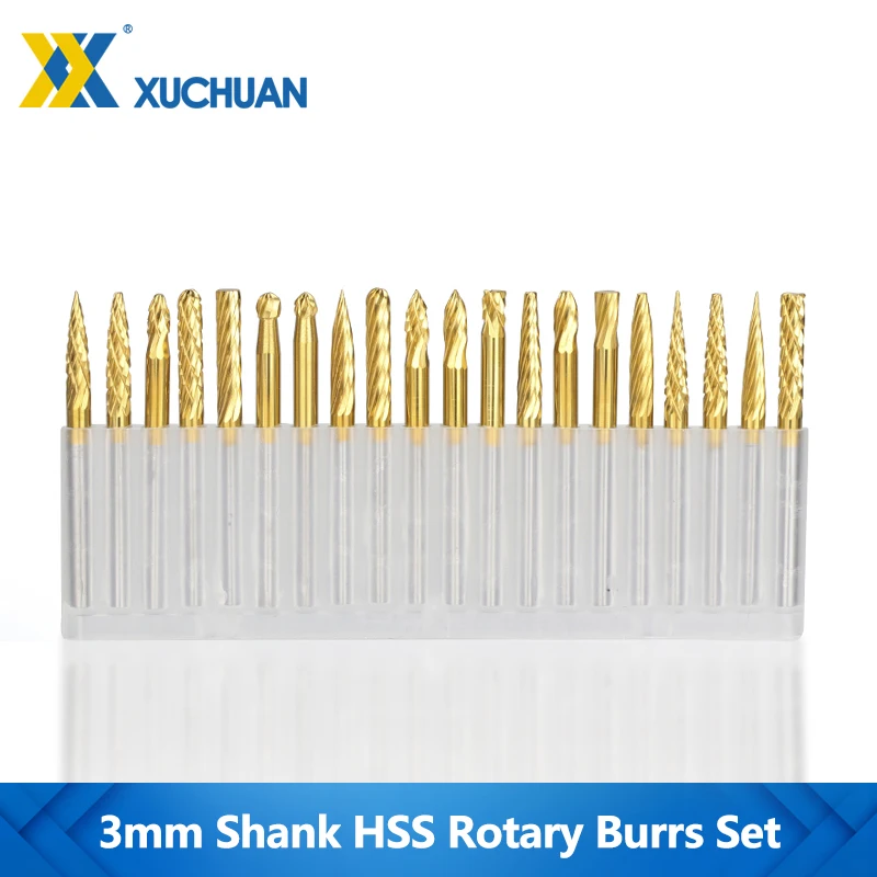 HSS борфрезы набор 3 мм хвостовик Алмазный БОРФРЕЗЫ для гравёры Вольфрам карбида