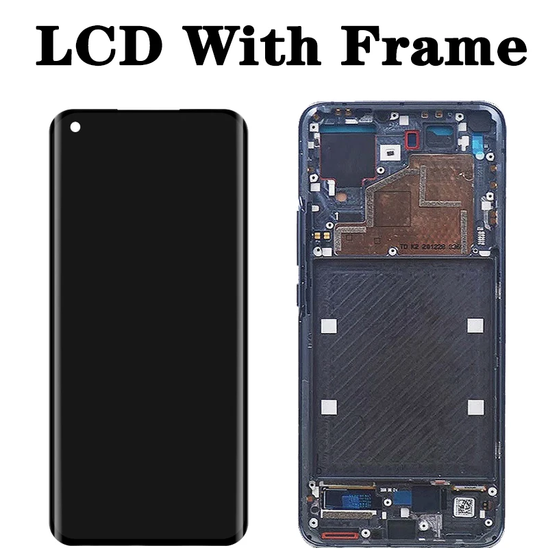 Pantalla AMOLED 100% Original de 6,81 "para XiaoMi Mi 11, Mi11, M2011K2C, LCD con Marco, montaje de digitalizador, piezas de reparaci&oacute;n-4