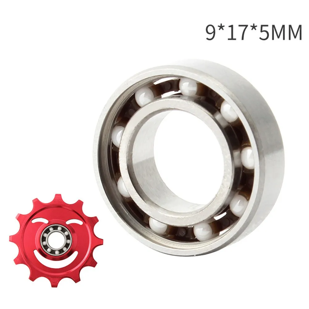 

Bicycle Rear Derailleur Jockey Wheel 2RS Ceramics Bearing For-Shimano-Sram Stainless Steel+Ceramics Bike Bearing Durable