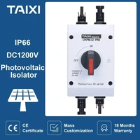 photovoltaic electrical isolator solar switch pv photovoltaic dc switch 1000v 1200v 32a 16a ukpm outdoor waterproof ip66