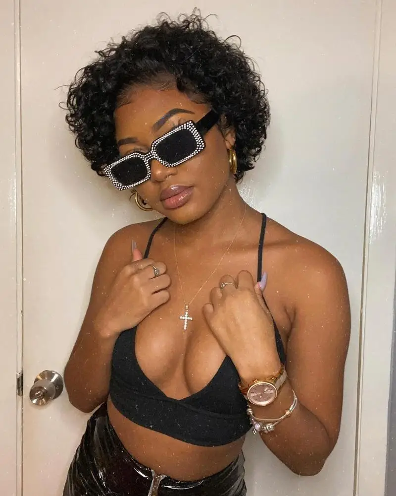 

Curly Bob Human Hair Wigs Bob Water Wave Lace Front Wig Short Human Hair Wigs For Woman Malaysia Remy Hair Preplucked Hairline