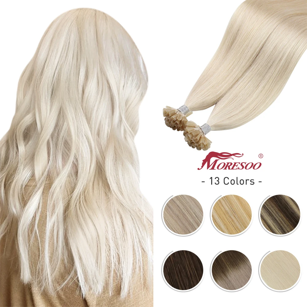 

U tip Hair extensions 16-24 inch Machine Remy Human Pre-bonded Hair 1g/s Brazilian Natural Hair Nail tips Keratin Fusion