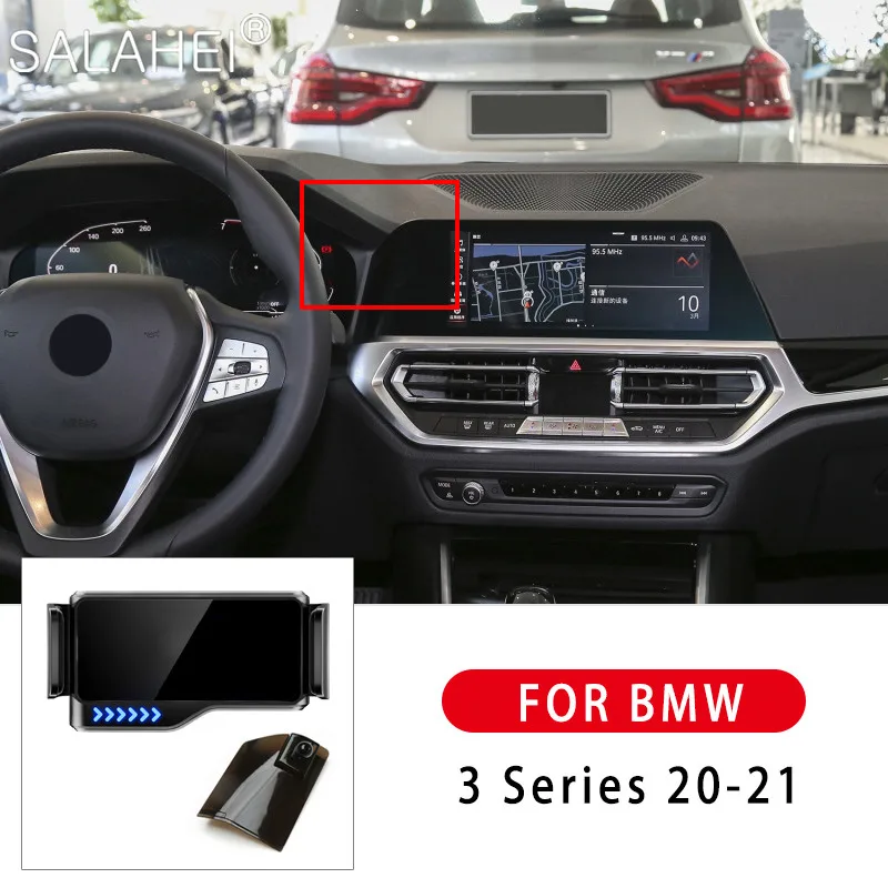 

2021 горячая Распродажа Электрический автомобильный держатель для телефона для BWM 3 серии 2020 2021 крепление на вентиляционное отверстие Мобиль...