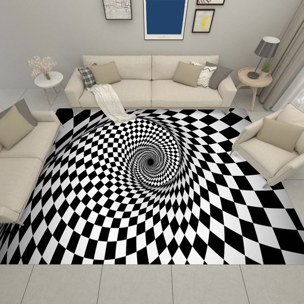 Современный ковер для гостиной спальни декоративный с 3D рисунком домашние