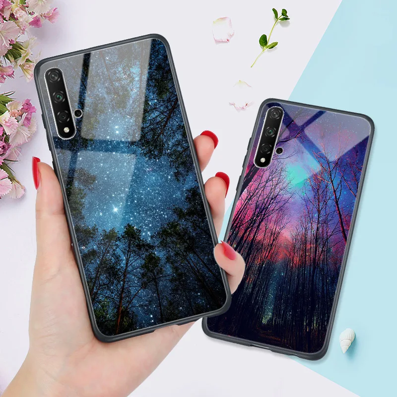 Чехол для Honor 20 PRO 10 Lite 10i 20S View силиконовый чехол с рисунком звездной звезды Huawei 7A 7C