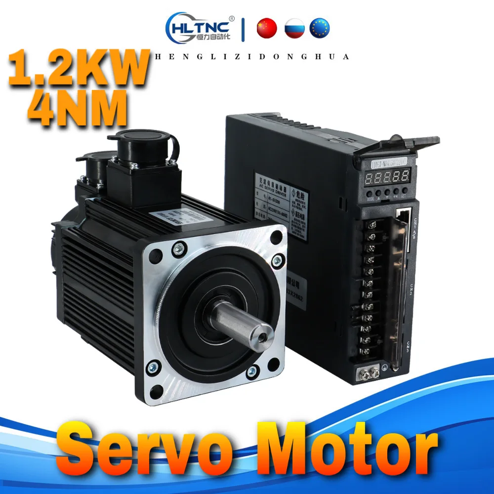 Новый Lichuan 4Nm 110ST M04030 1.2KW 3000 об/мин Серводвигатель с приводом серводвигатель