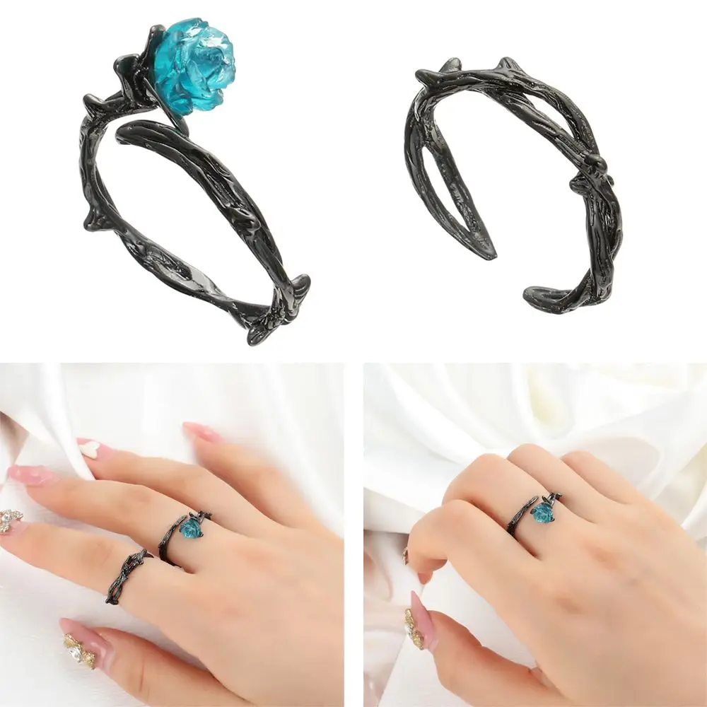 

Gift Fashion Couple Jewelry Cute Personality Creative Thorns Rose Ring