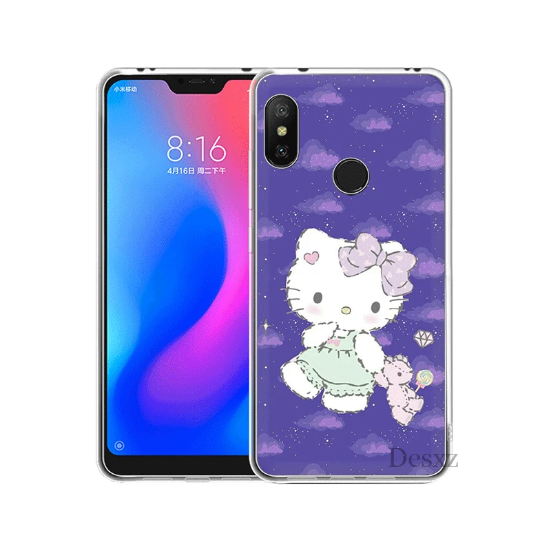 Чехол для мобильного телефона Redmi 3S 3 4 6 4A 4X 5A 7 7A K20 GO Pro Plus жесткий чехол hello kitty Cool Shell