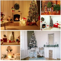 shengyongbao christmas indoor theme photography background fireplace children backdrops for photo studio props 21712 yxsd 09