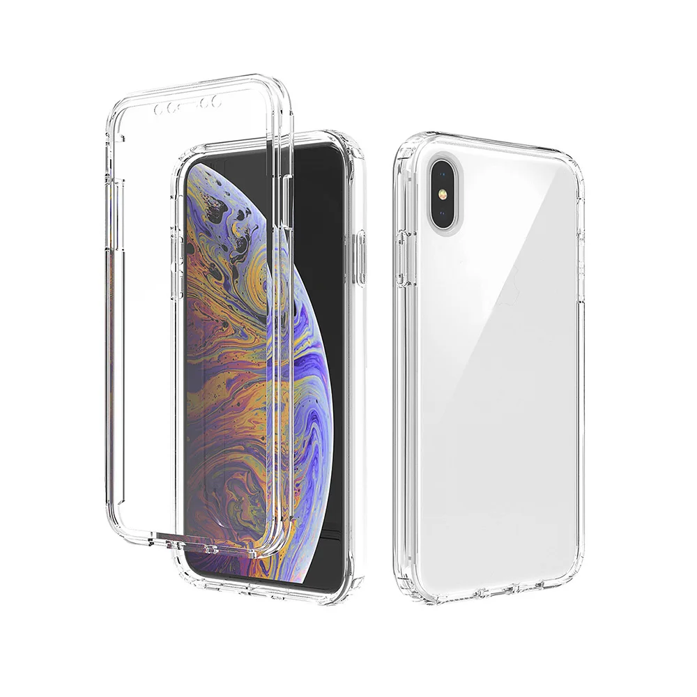 Передний и задний Чехол для Huawei P 30 20 Pro Lite прозрачный 360 градусов полный корпус
